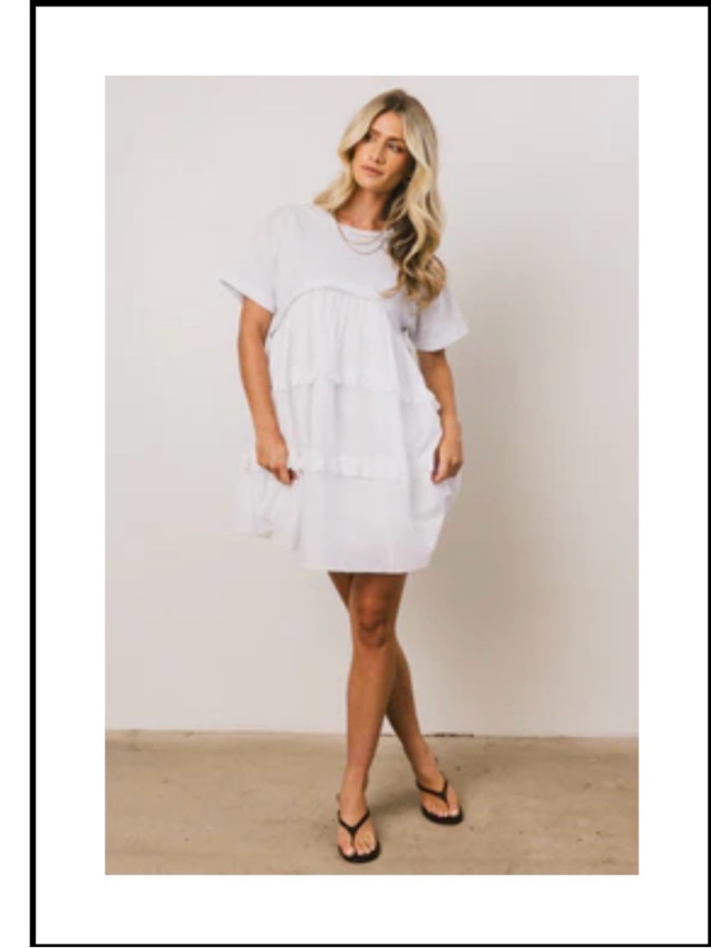 NWT Bohme Sienna Ruffle Mini Dress (XL)